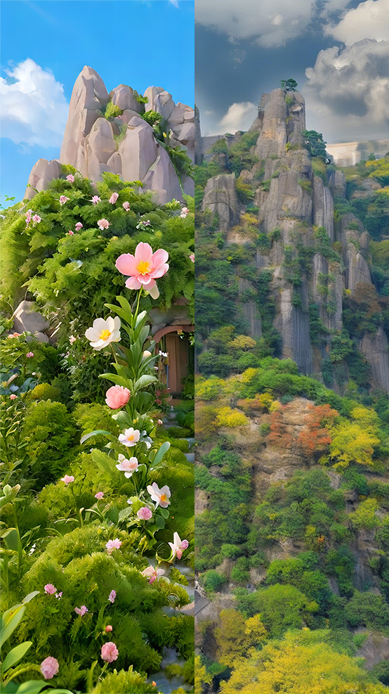 AI生圖·寧德太姥山(拼版圖片)