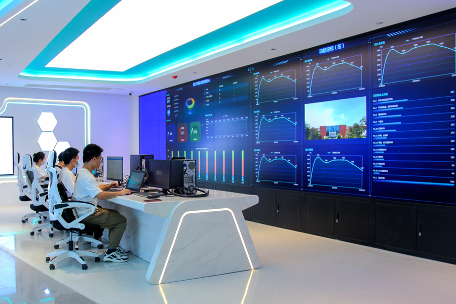 在晉江市醫(yī)院，智能化系統(tǒng)為醫(yī)院服務(wù)升級賦能。晉江市醫(yī)院供圖