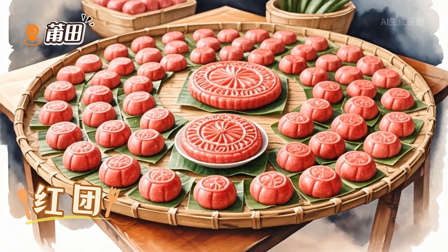 AI生圖·莆田紅團