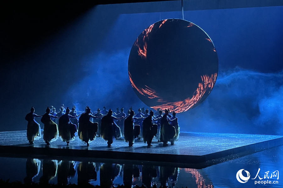 文化情景對話《天心明月》。人民網(wǎng)記者 林盈攝