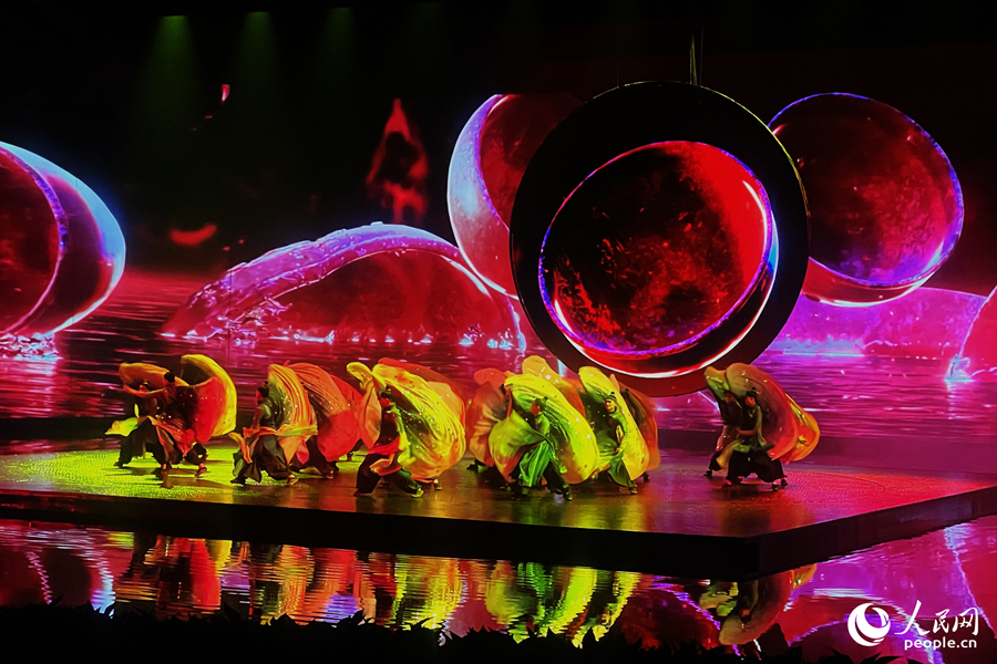 文化情景對話《天心明月》。人民網(wǎng)記者 林盈攝