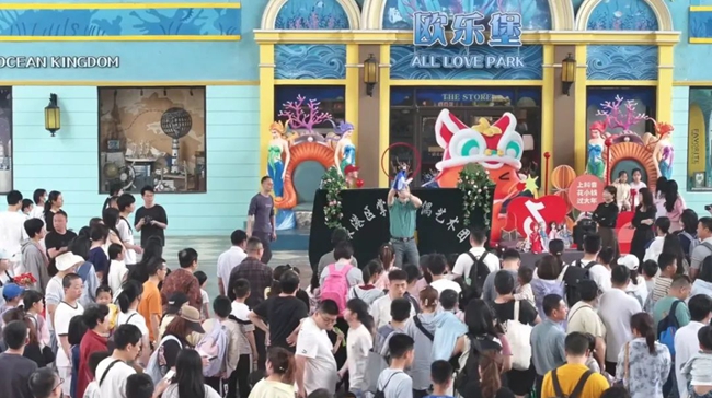 掌中木偶藝術(shù)團(tuán)表演