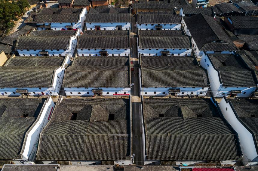 古田縣鳳埔鄉(xiāng)蘇墩村移民厝。古田縣水利局供圖