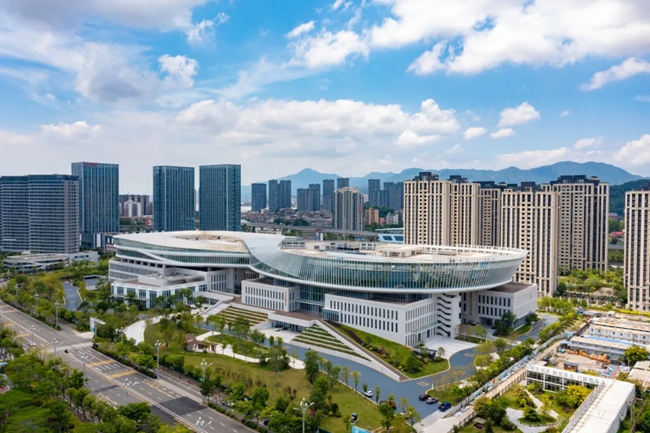 福州長(zhǎng)樂(lè)“三館三中心”。姜亮攝