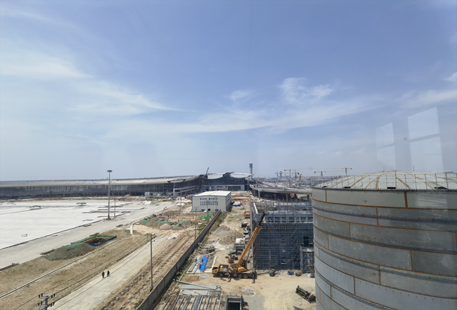 福州長樂國際機(jī)場二期擴(kuò)建工程正在施工