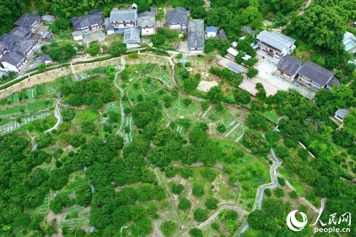 永泰縣鄉(xiāng)村的美麗圖景。人民網(wǎng) 李唯一攝