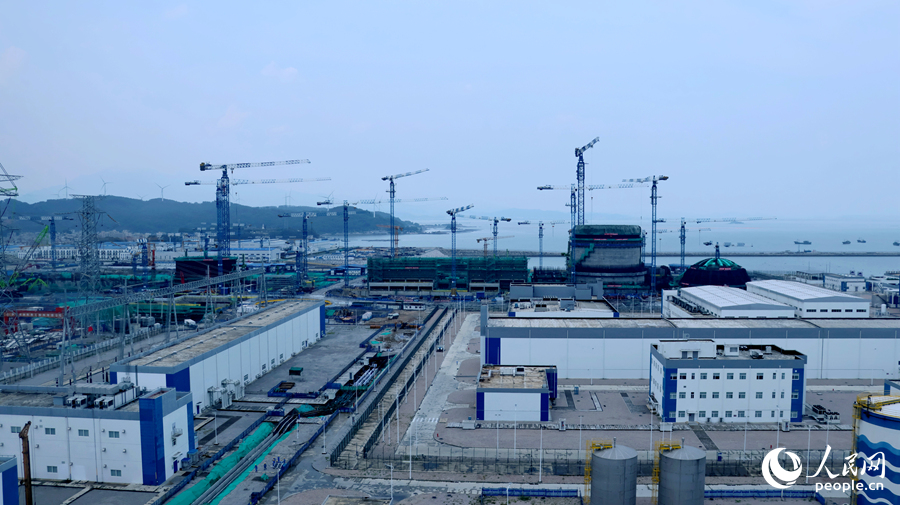 漳州核電項目建設(shè)如火如荼。人民網(wǎng) 李昌乾攝