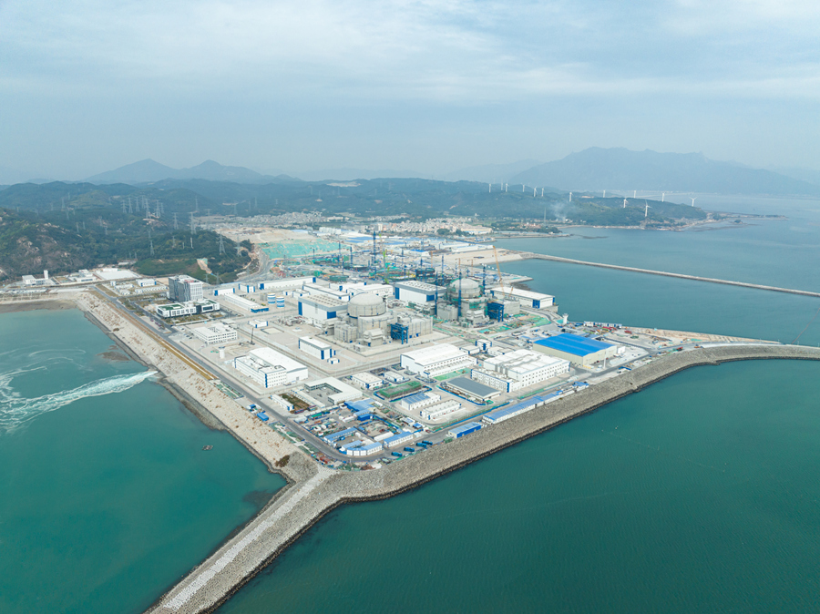 俯瞰漳州核電項目。方偉文攝