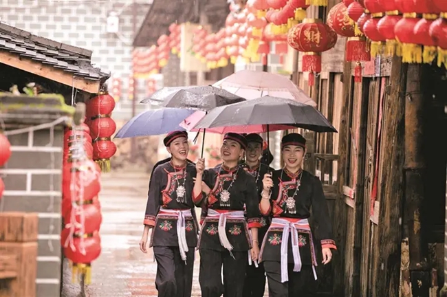 猴盾村畬族風(fēng)情濃郁。圖片來(lái)源：閩東日?qǐng)?bào)