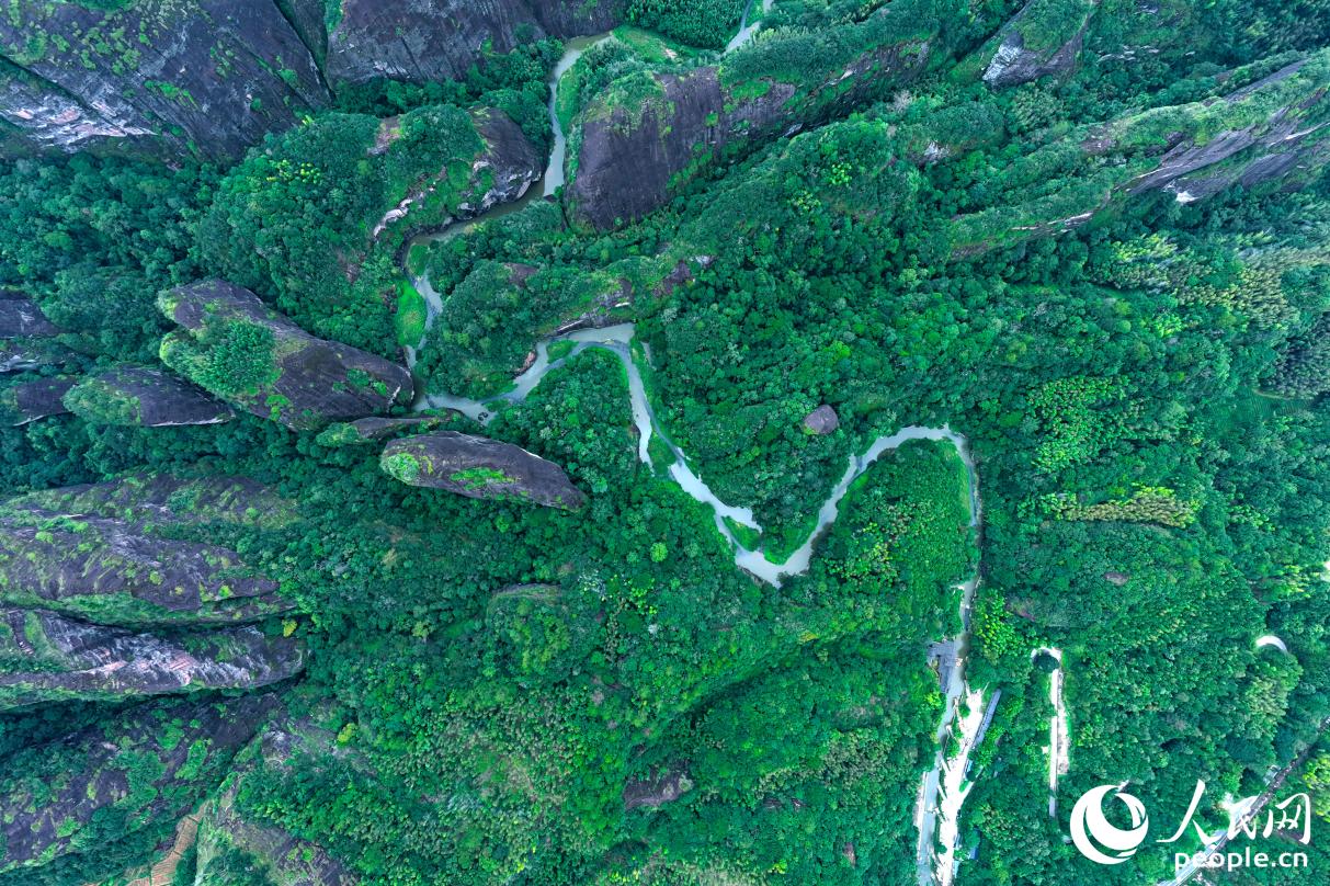 泰寧丹霞地貌。人民網(wǎng) 李昌乾攝