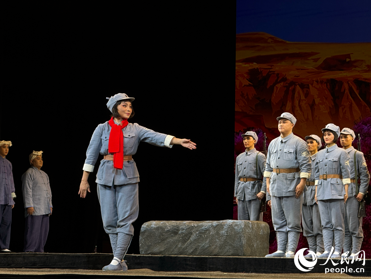 《莫耶·延安頌》劇照。人民網(wǎng) 林銘賢攝