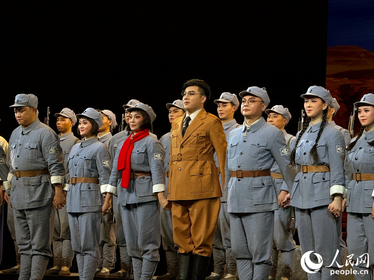 《莫耶·延安頌》劇照。人民網(wǎng) 林銘賢攝