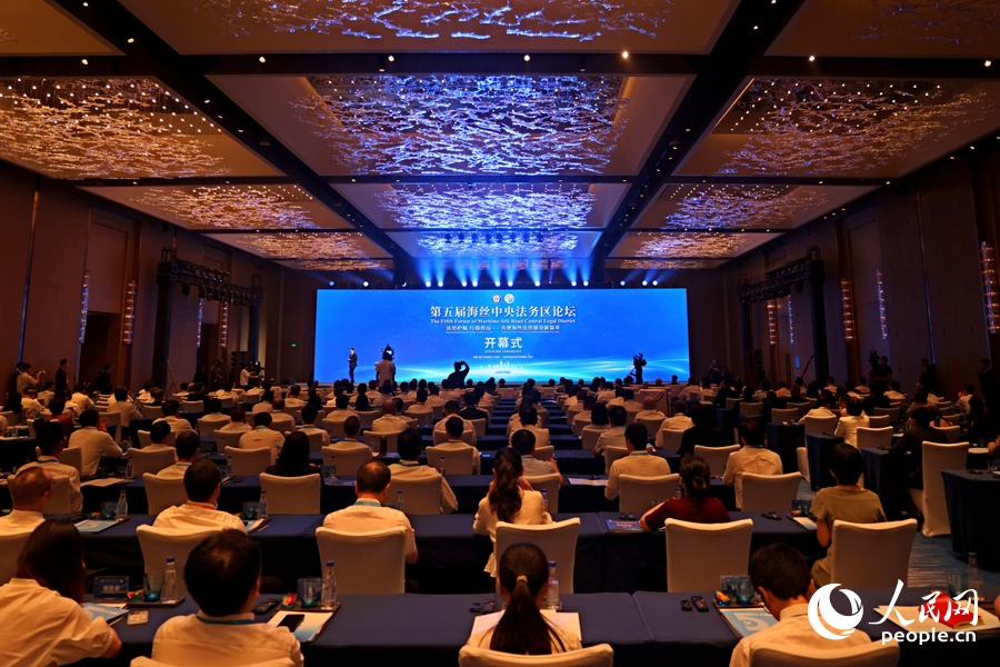 論壇開幕式現(xiàn)場。人民網記者 陳博攝