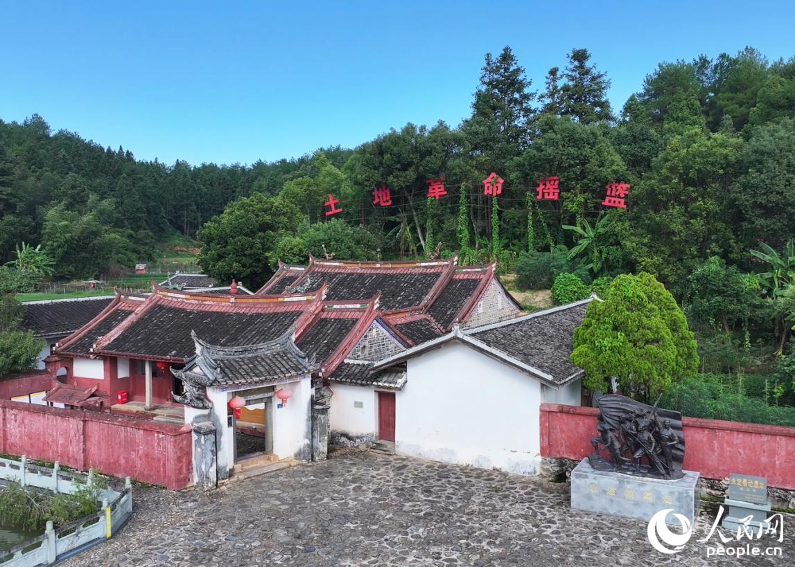 “永定暴動”策源地——金谷寺。人民網(wǎng)記者 蘭志飛攝