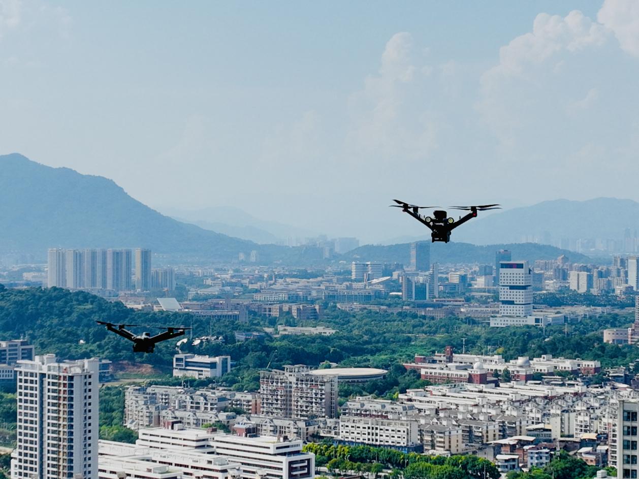 自動巡查的無人機(jī)。福州冶城集團(tuán)供圖
