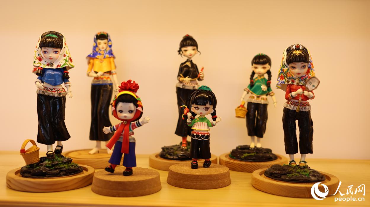 “惠女粘土”系列作品。人民網(wǎng) 李昌乾攝