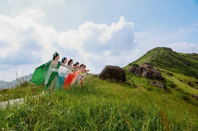 柘榮鴛鴦草場。長壽柘榮供圖