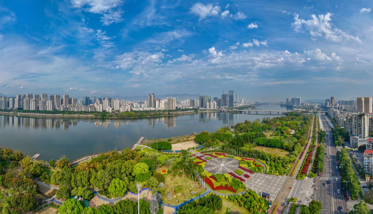 閩江南北岸。福州市水利局供圖