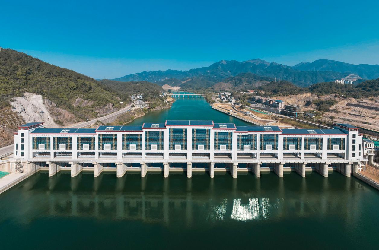 “一閘三線”莒口水閘。福州市水利局供圖