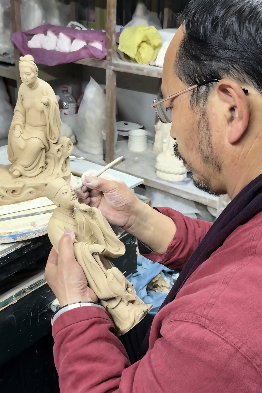 陳明良制作系列作品。受訪者供圖