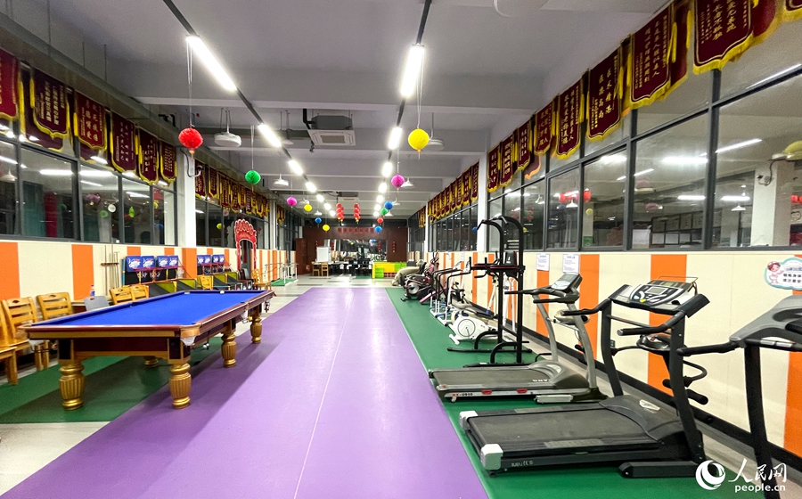 福州長青護理院休閑健身房。人民網(wǎng)記者 陳藍燕攝