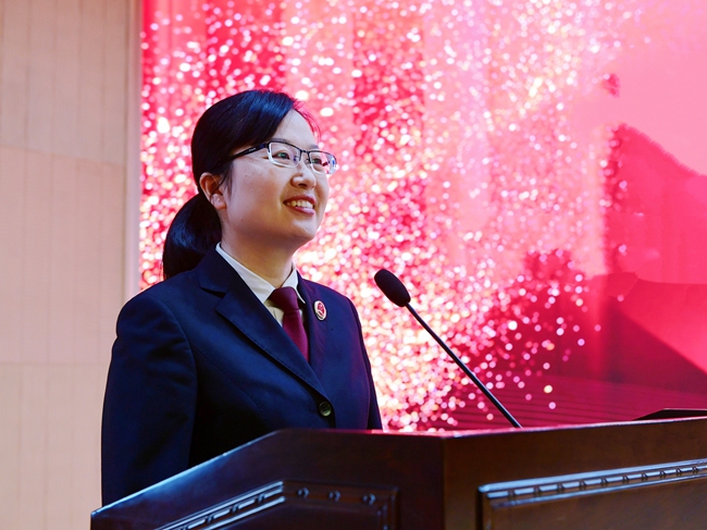 福州市檢察院檢察官陶丹。福州市檢察院供圖