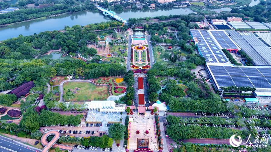 漳州東南花都花博園。人民網(wǎng)記者 李昌乾攝