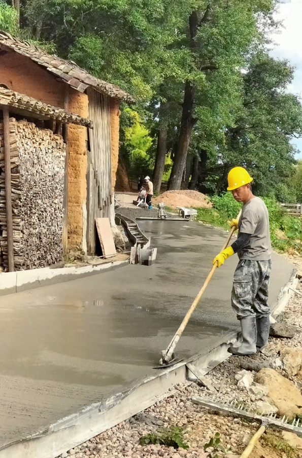 施工現場。南平市光澤縣華橋鄉(xiāng)政府供圖