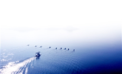 翠屏湖波光瀲滟，有優(yōu)質(zhì)的水源和濕地